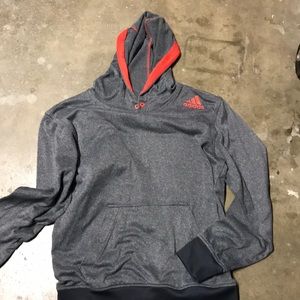 Adidas Ultimate Hoodie.  Medium.  100% polyester.